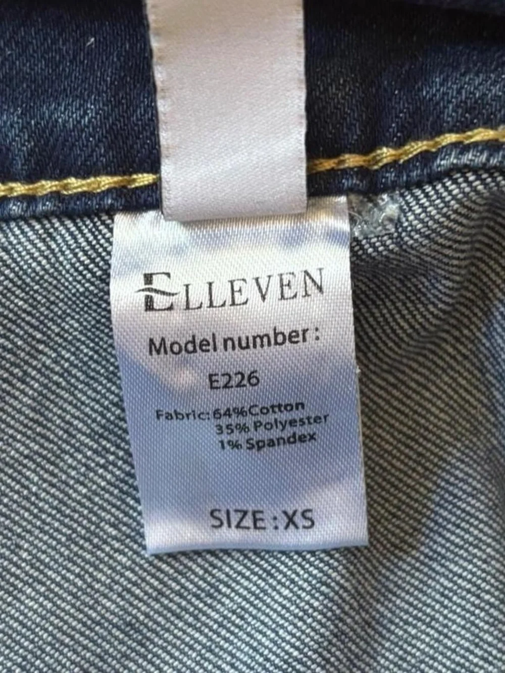 NWT Elleven Y2K inspired Denim Micro Skort.